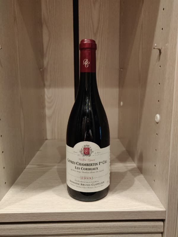 Gevrey-Chambertin, 1 Cru les corbeaux, Bruno Clavelier, 1999