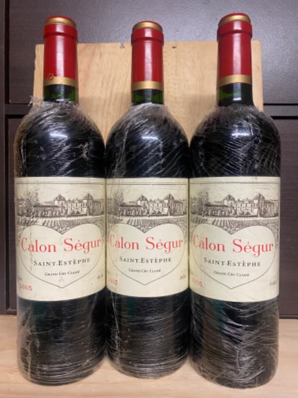 3 x Château Calon Ségur, Saint-Estèphe, 2005