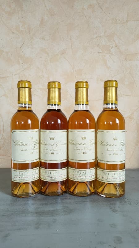 4 x Château d'Yquem, Sauternes, 1998 (37,5cl)