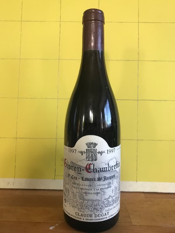 Gevrey-Chambertin, 1er Cru - Labaux-St-Jacques, Claude Dugat, 1997