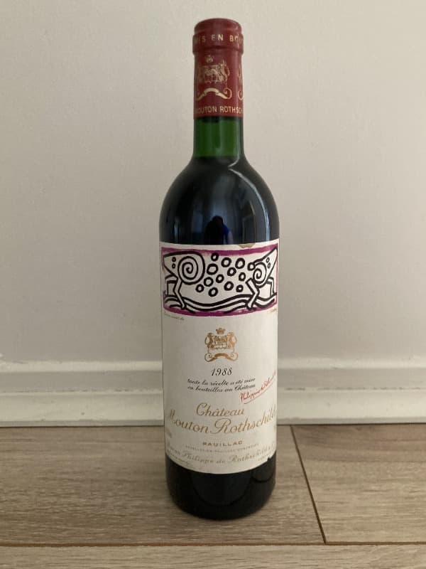 Château Mouton-Rothschild, Pauillac, 1988