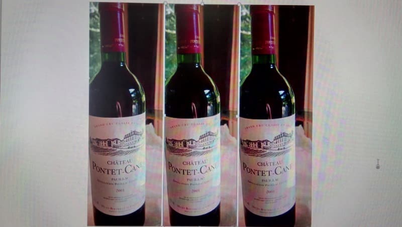 3 x Pontet Canet, Pauillac, 2001