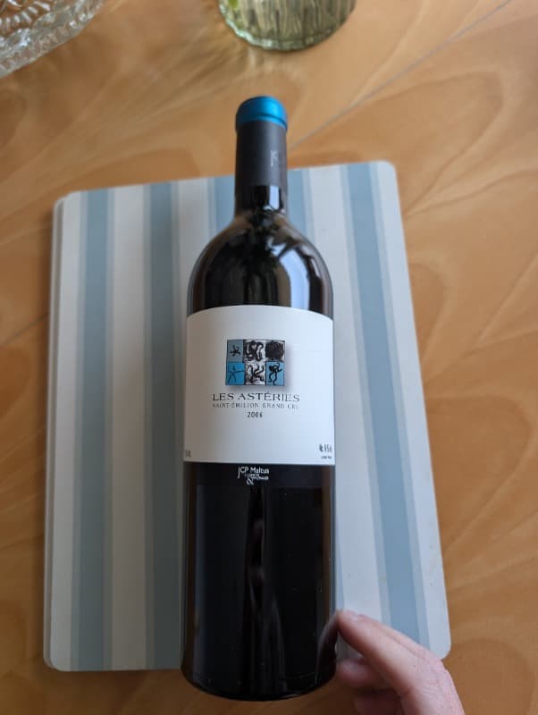Les Astéries, Saint-Émilion Grand Cru, 2006