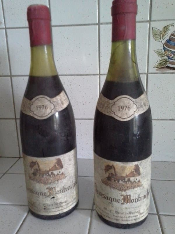 2 x Chassagne-Montrachet, Derats Dumay, 1976