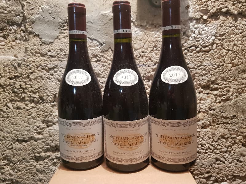 3 x Nuits-Saint-Georges, 1er cru Clos de la Maréchale, Jacques Frédéric Mugnier, 2017