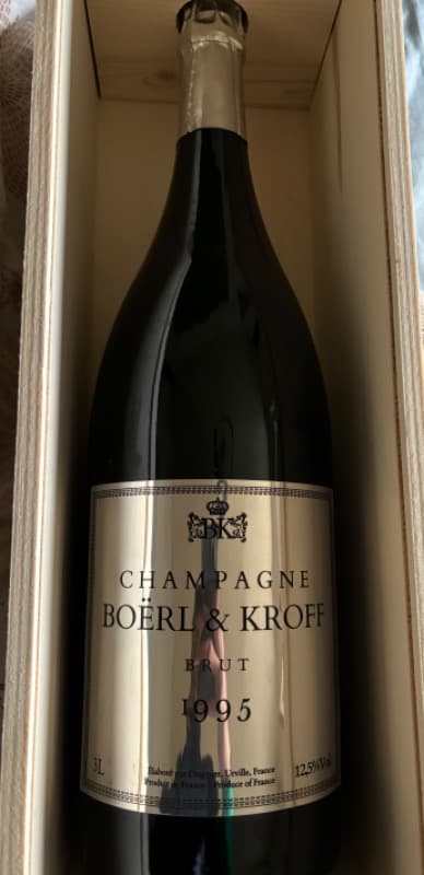 Brut, Boërl & kroff, Champagne, 1995 (Jéroboam 3L)