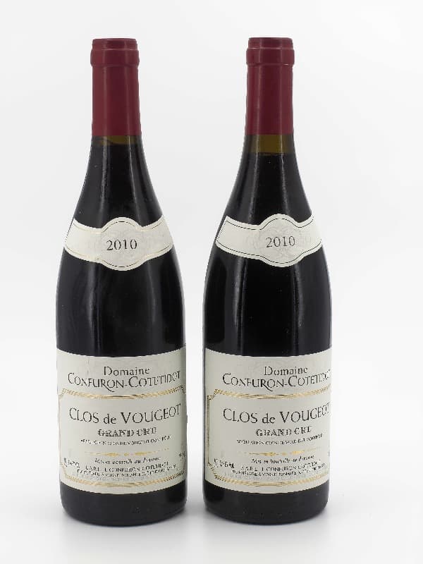2 x Clos de Vougeot, Grand Cru, Domaine Confuron-Cotétidot, 2010