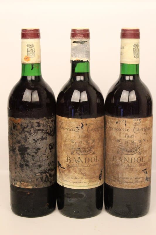 3 x Domaine Tempier, Bandol, 1983