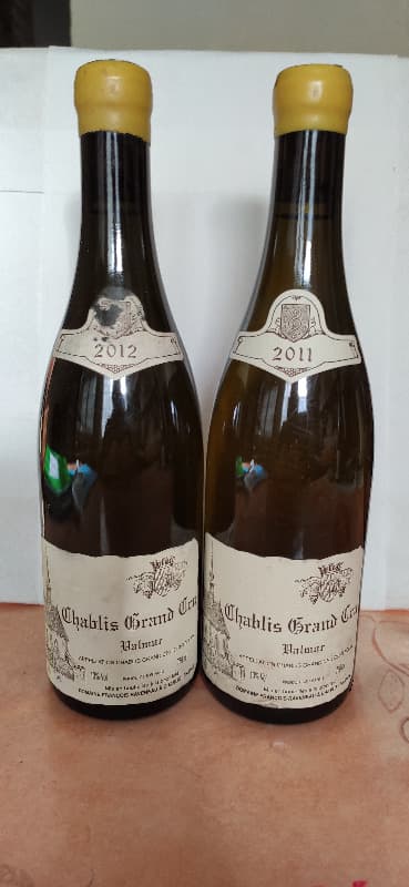 2 x Chablis Grand Cru, Valmur, Domaine François Raveneau 2011/2012