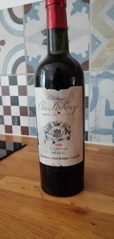 Cos labory, Saint-Estèphe, 1952