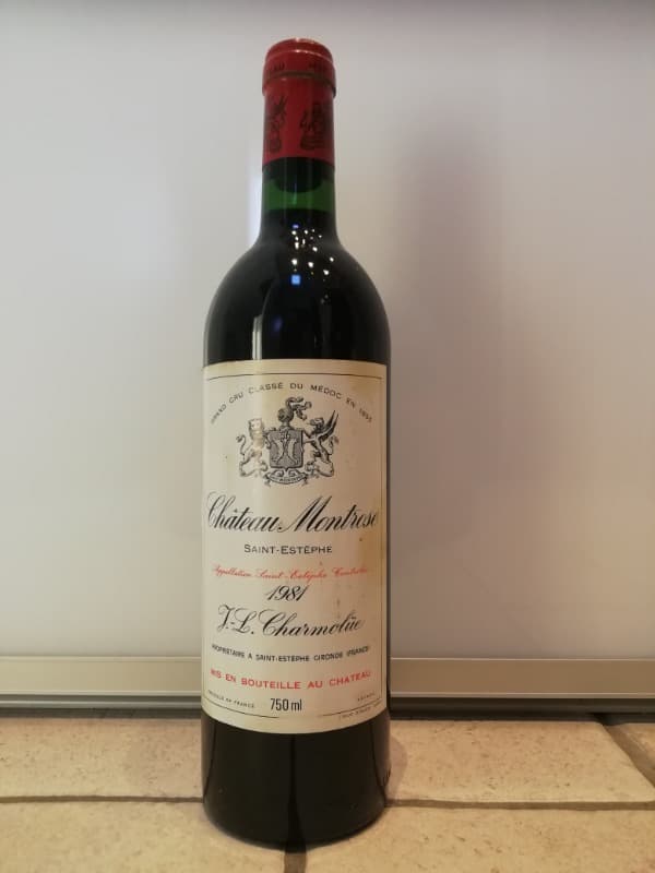 Château MONTROSE, Saint-Estèphe, 1981
