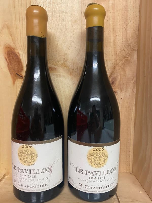 2 x Hermitage, Le Pavillon, M. Chapoutier 2006/2008
