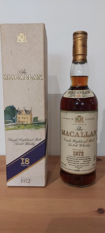 The Macallan, Macallan distillery Craigellachie, Whisky, 1972