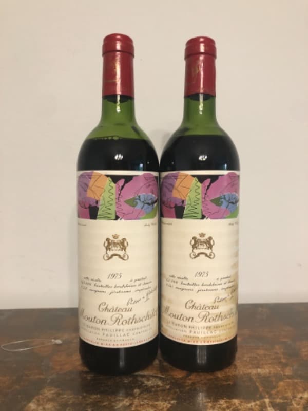 2 x Château Mouton Rothschild, Pauillac, 1975
