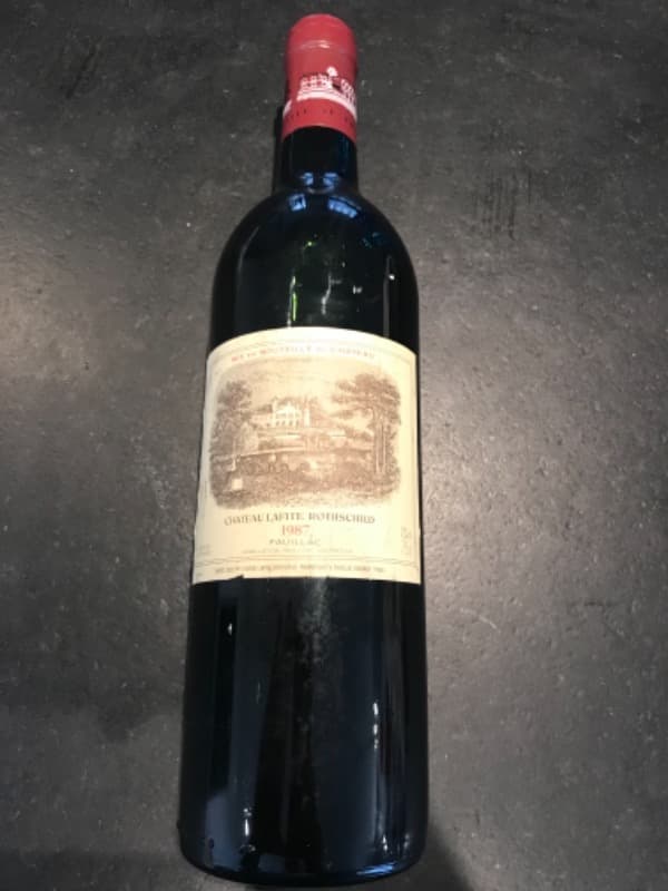 Grand cru classé, Chateau Lafite Rothschild, Pauillac, 1987