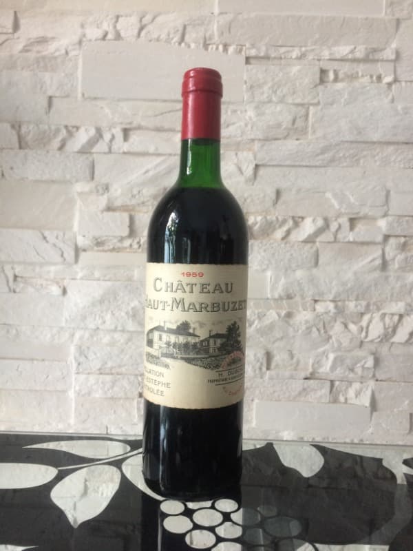CHATEAU HAUT-MARBUZET, Saint-Estèphe, 1959