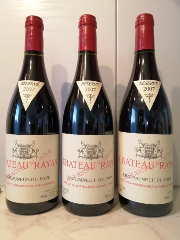 3 x Châteauneuf-du-Pape, Rayas, 2007