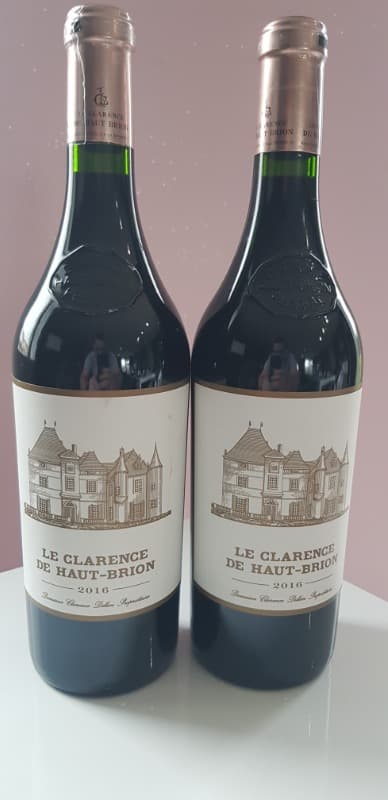 2 x Clarence de haut brion, Haut brion, Pessac-Léognan, 2016