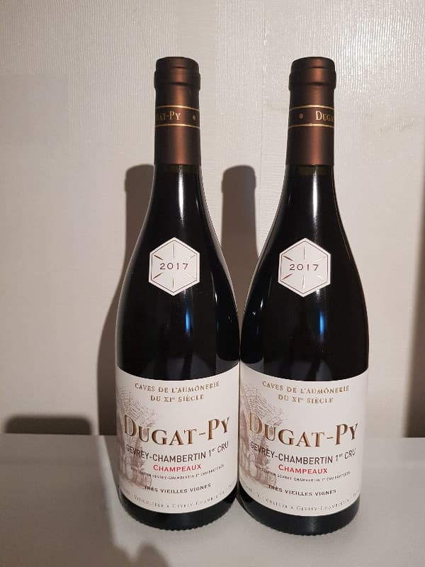 2 x Gevrey-Chambertin, 1er cru Champeaux, Dugat-Py, 2017