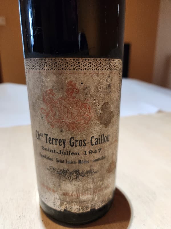 Château Terrey Gros Cailloux, Saint-Julien, 1947