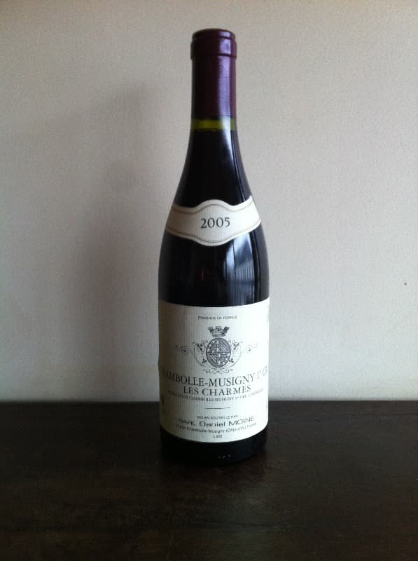 Chambolle-Musigny, 1er crû les Charmes, Domaine Moine-Hudelot, 2005