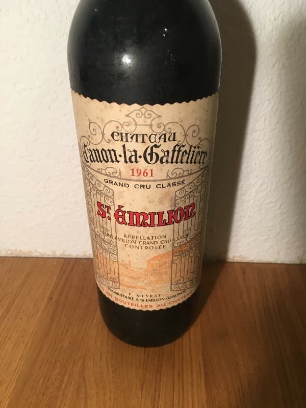 Grand cru Classé, Canon la Gaffelière, Saint-Émilion, 1961