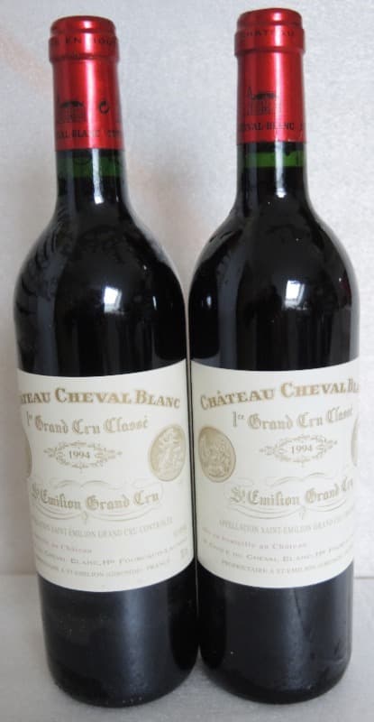 2 x Château Cheval Blanc, Saint-Émilion Grand Cru, 1994