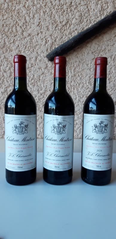 3 x Château Montrose, Saint-Estèphe, 1978