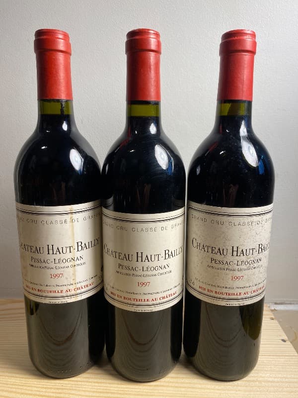 3 x Château Haut-Bailly, Pessac-Léognan, 1997
