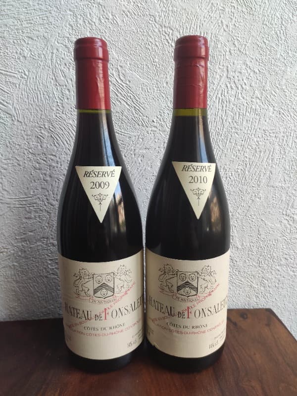 2 x Côtes-du-Rhône, Château de Fonsalette 2009/2010