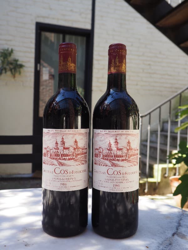 2 x Château Cos d'Estournel, Saint-Estèphe, 1986