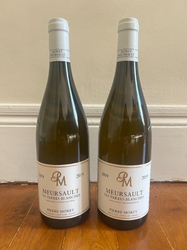 2 x Meursault, Les Terres Blanches, Pierre Morey, 2019