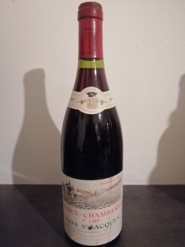 Gevrey-Chambertin, 1er cru clos st jacques, Armand rousseau, 1989