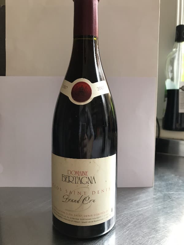 Clos-Saint-Denis, domaine Bertagna, 2007