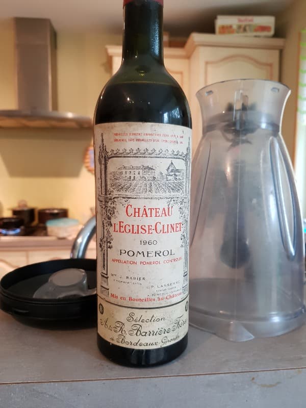 Château l'église-clinet, Pomerol, 1960