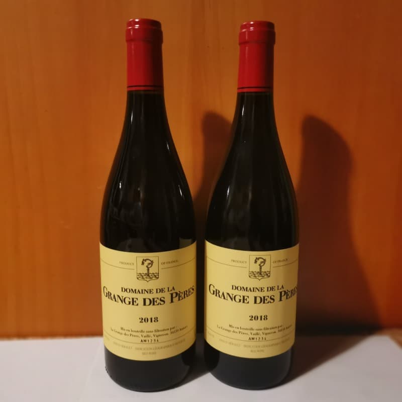 2 x Domaine de la Grange des Pères, Vin de Pays de l'Hérault, 2018