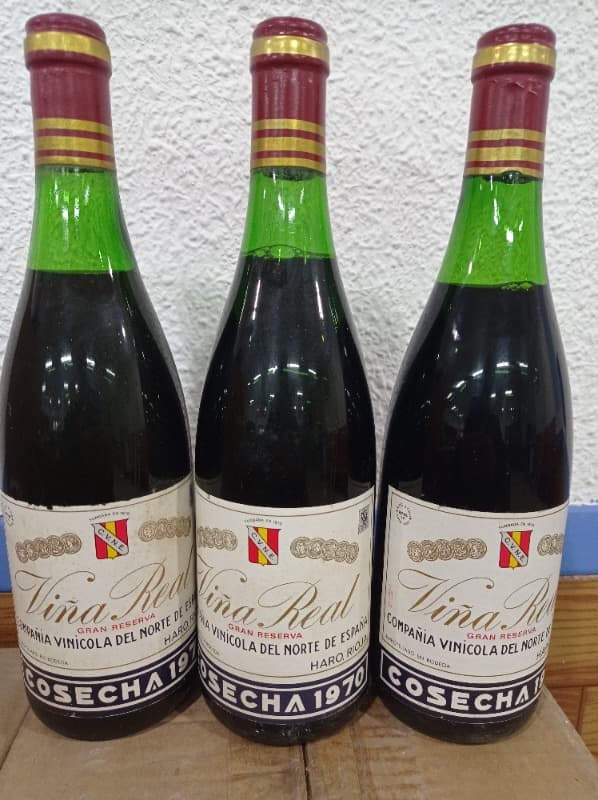3 x Gran Reserva, Viña Real CVNE, Rioja, 1970
