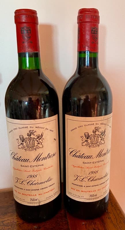 2 x Château Montrose, Saint-Estèphe, 1988