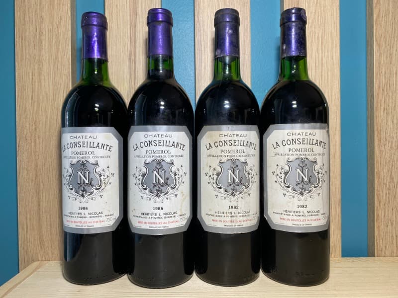 4 x Château La Conseillante, Pomerol, 1982