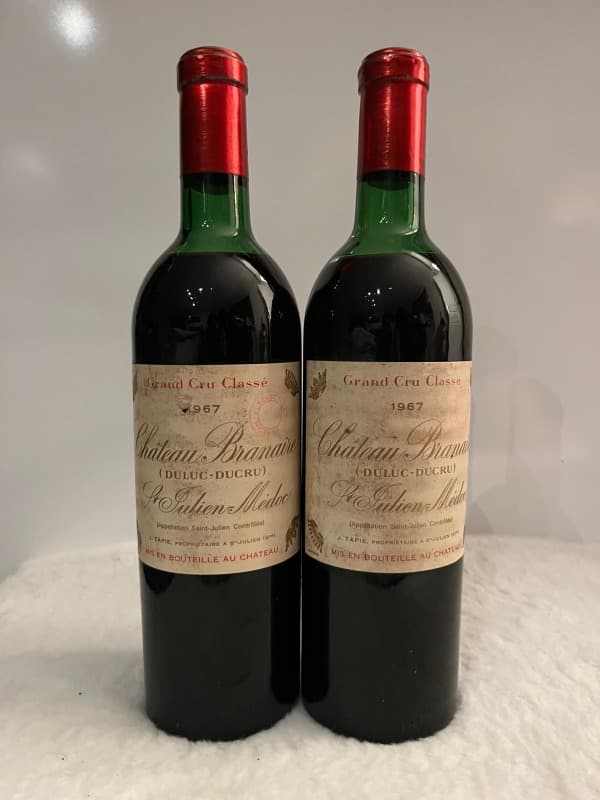 2 x Château Branaire Ducru, Saint-Julien, 1967
