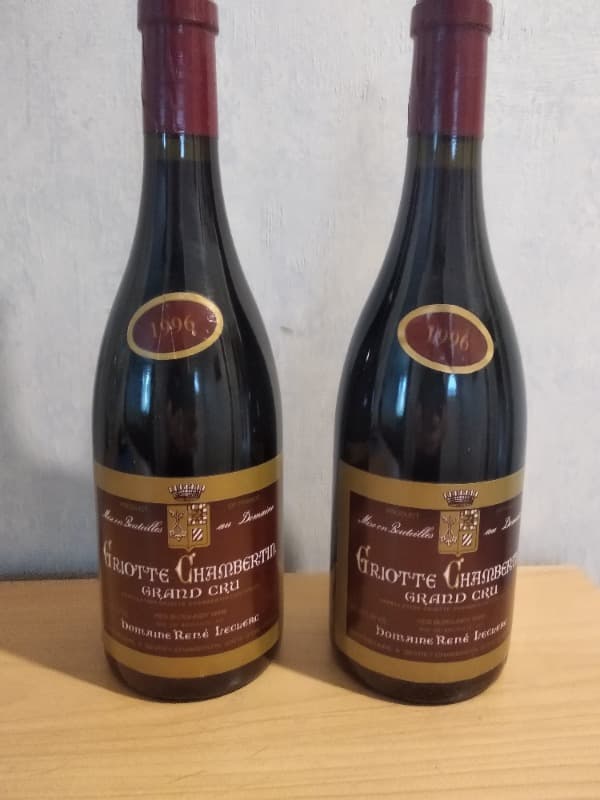 2 x Griotte-Chambertin, GRAND CRU, Domaine René Leclerc, 1996