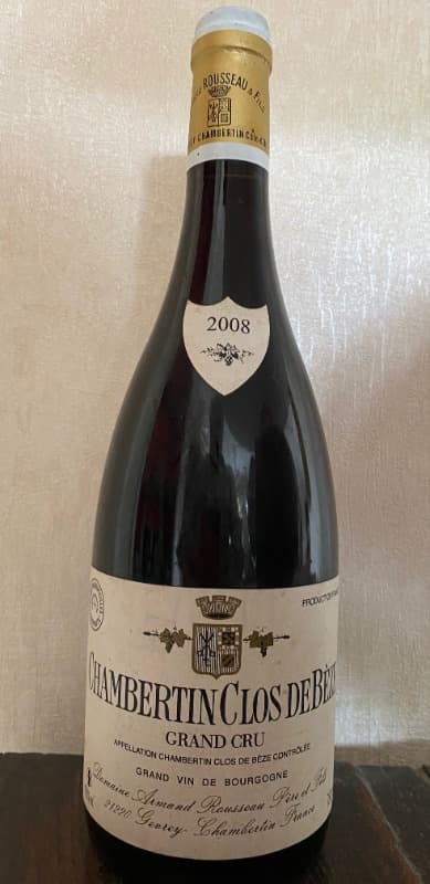 Gevrey-Chambertin, Grand Cru Clos de Beze, Armand Rousseau, 2008