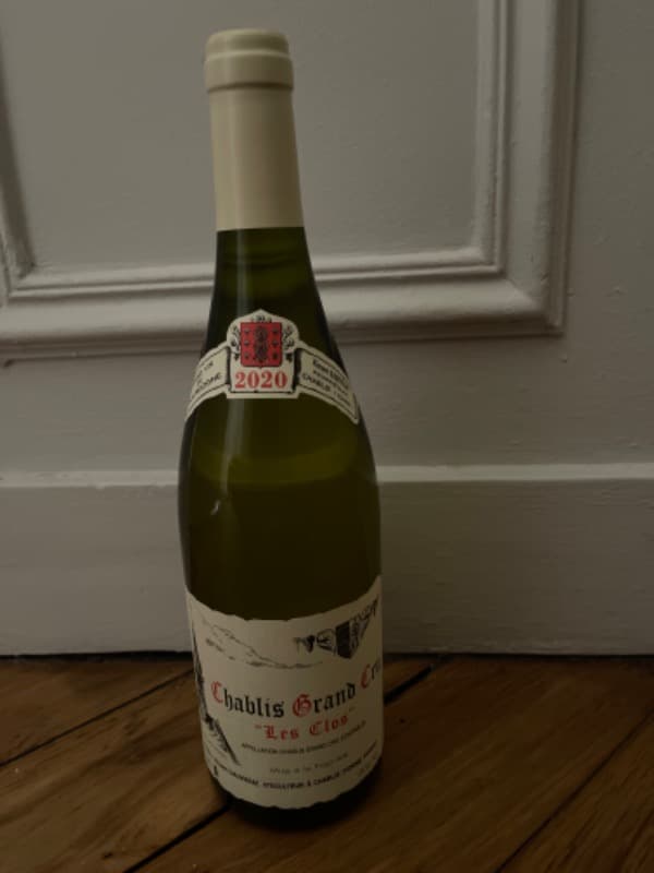 Chablis Grand Cru, Les clos, Vincent Dauvissat, 2020