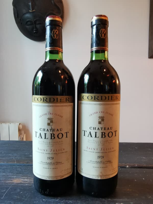 2 x Château Talbot, Saint-Julien, 1979