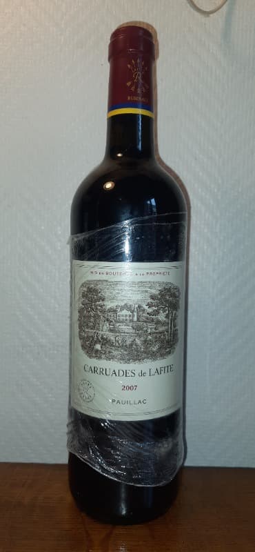 Carruades, château Lafite Rothschild, Pauillac, 2007