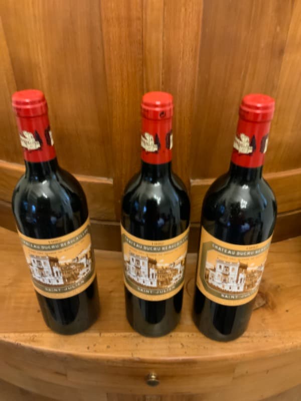 3 x Château Ducru Beaucaillou, Saint-Julien, 1992