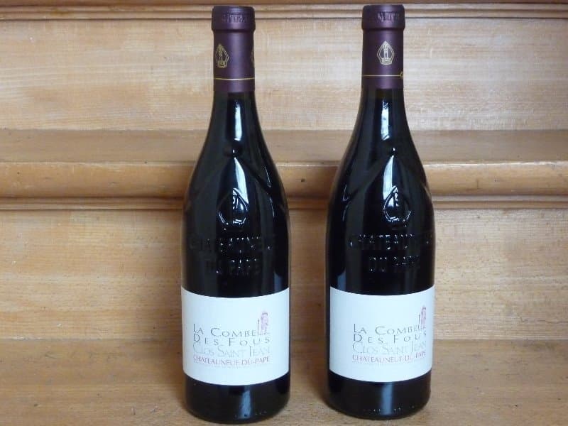 2 x Châteauneuf-du-Pape, La Combe des Fous, Clos Saint-jean, 2011