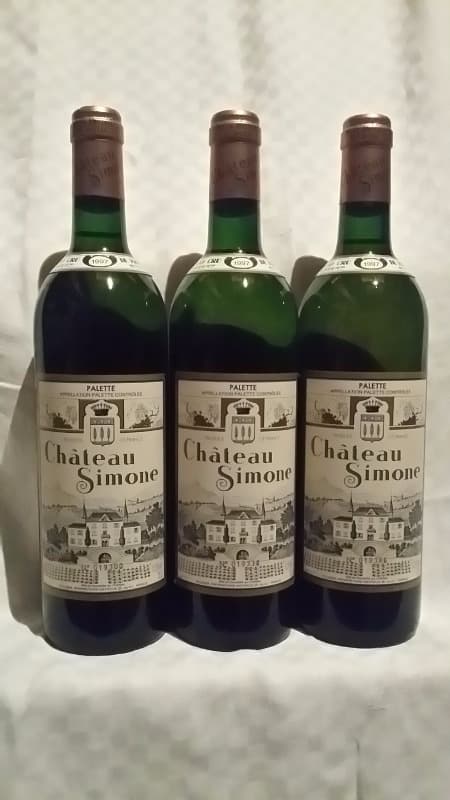 3 x Château Simone, Palette, 1997