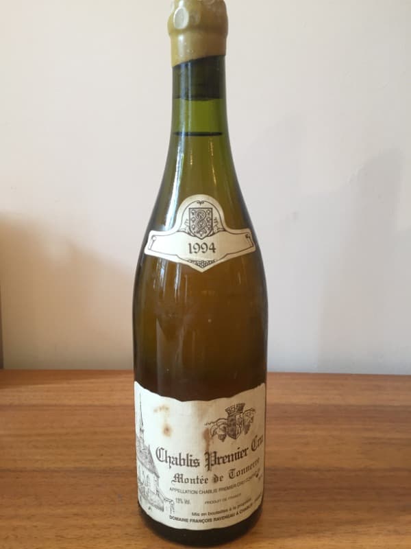 Chablis Premier Cru, Montée de Tonnerre, Domaine François Raveneau, 1994 (recover. VAT récup.)