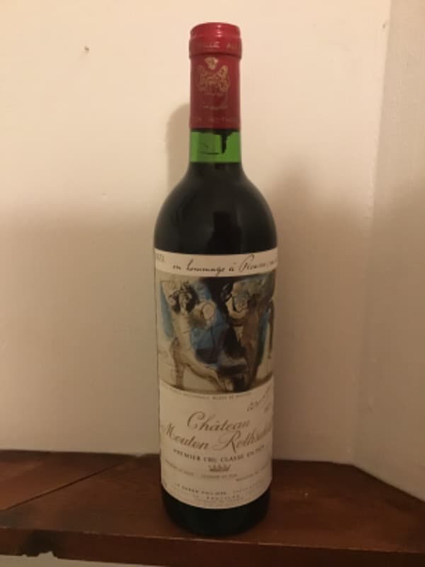 Château Mouton Rothschild, Pauillac, 1973
